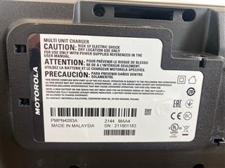 MOTOROLA IMPRES 2 RADIO 6 BANK CHARGING STATION PMPN4283A